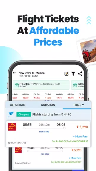 EaseMyTrip Flight, Hotel, Bus ภาพหน้าจอ 2