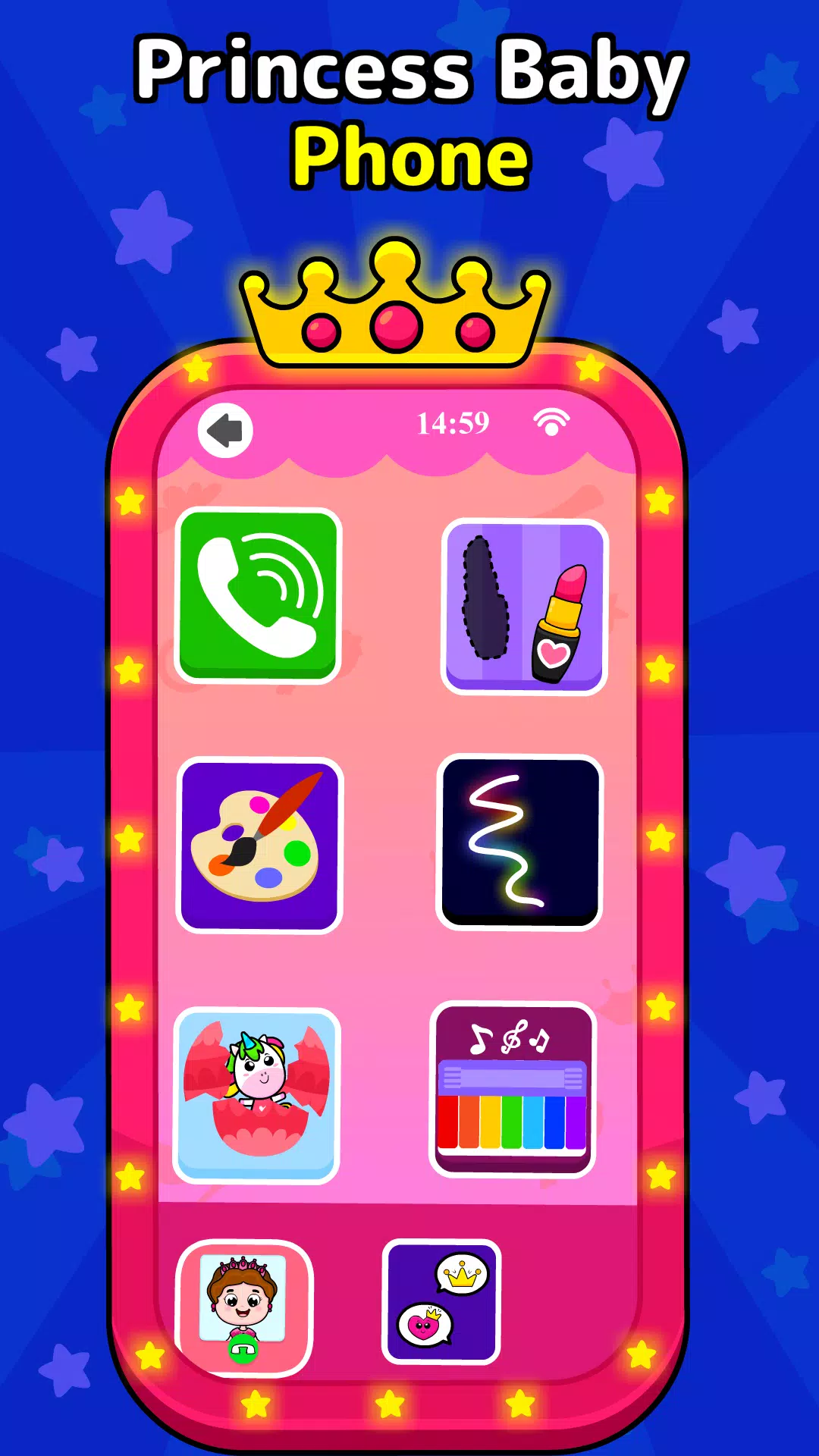 Timpy Baby Princess Phone Game ภาพหน้าจอ 0