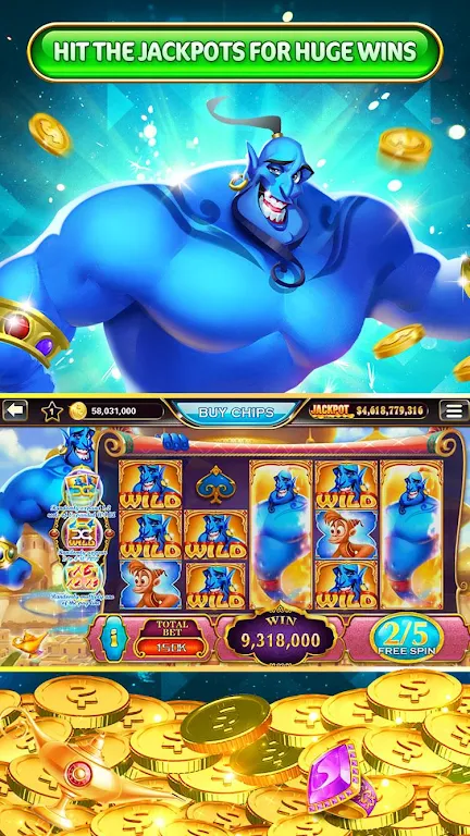 Lucky Vegas Casino: Slots Game Tangkapan skrin 0