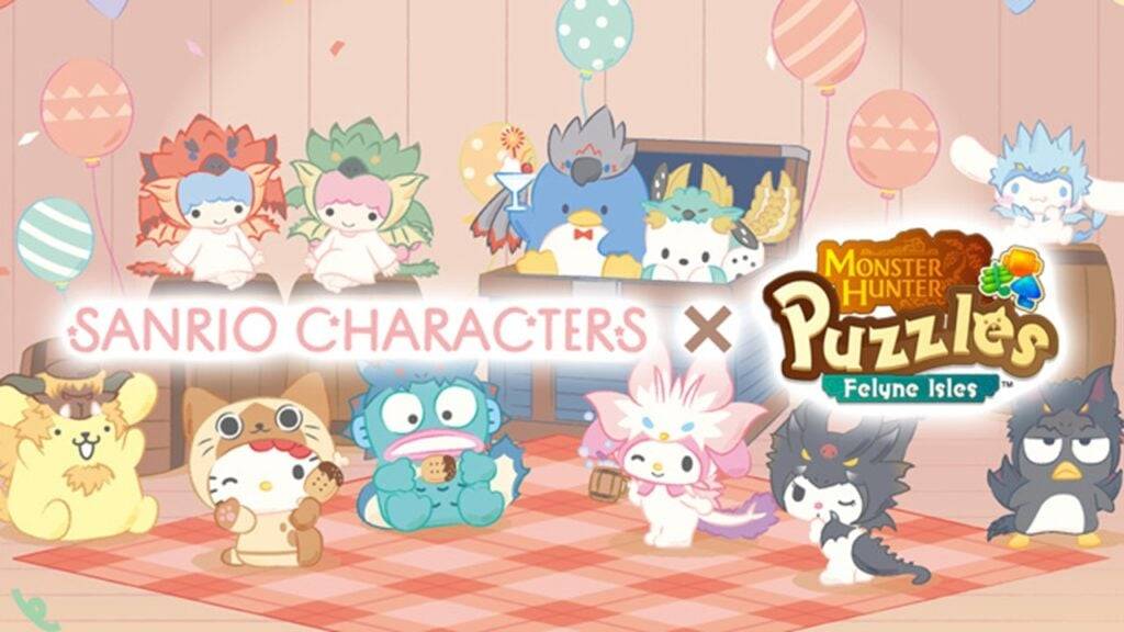 Mga Puzzle ng Monster Hunter: Felyne Isles x Sanrio Collab ay puno ng Cinnamoroll Avatars