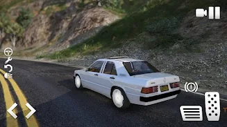 Mercedes 190E: Crime City Ride 스크린샷 1