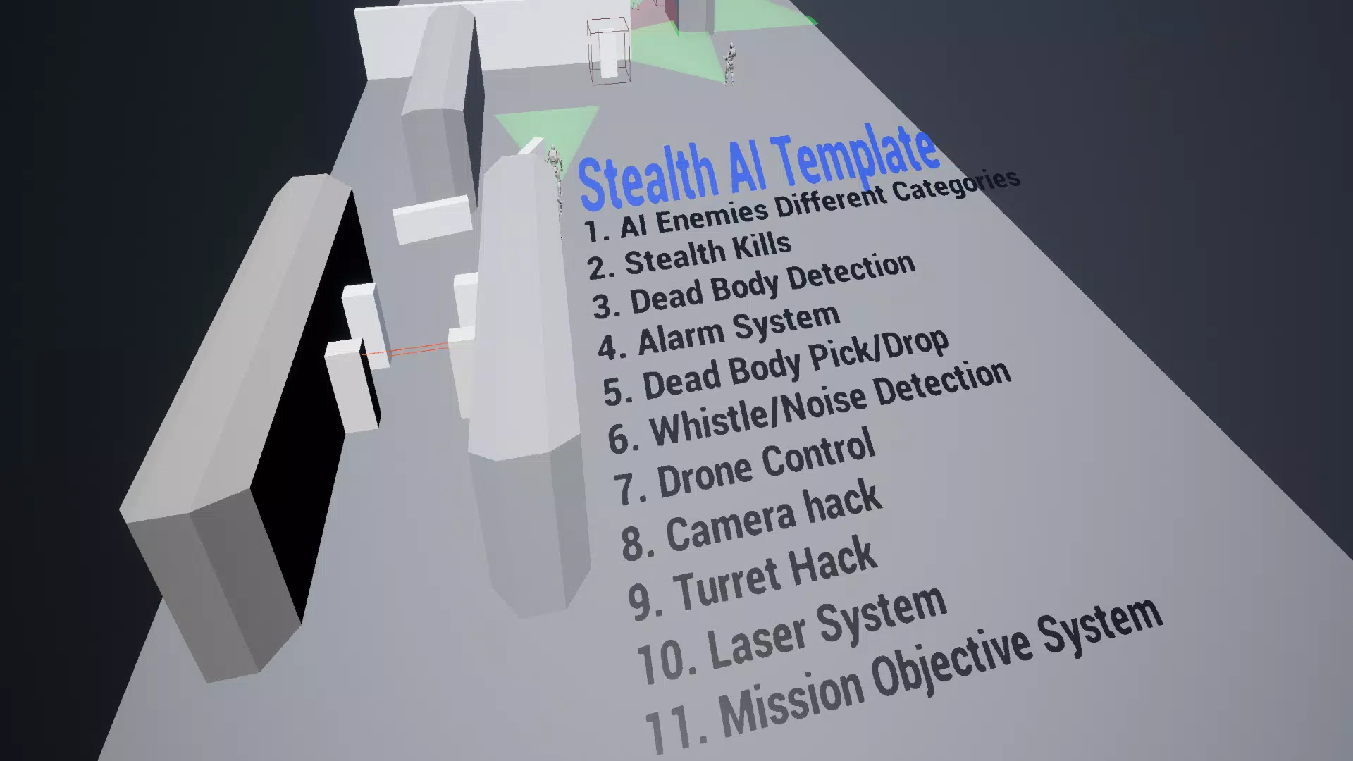 Unreal Engine Stealth AI Capture d'écran 1