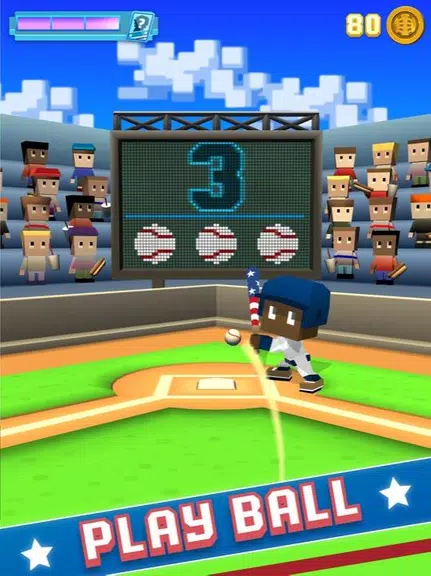 Blocky Baseball Скриншот 0