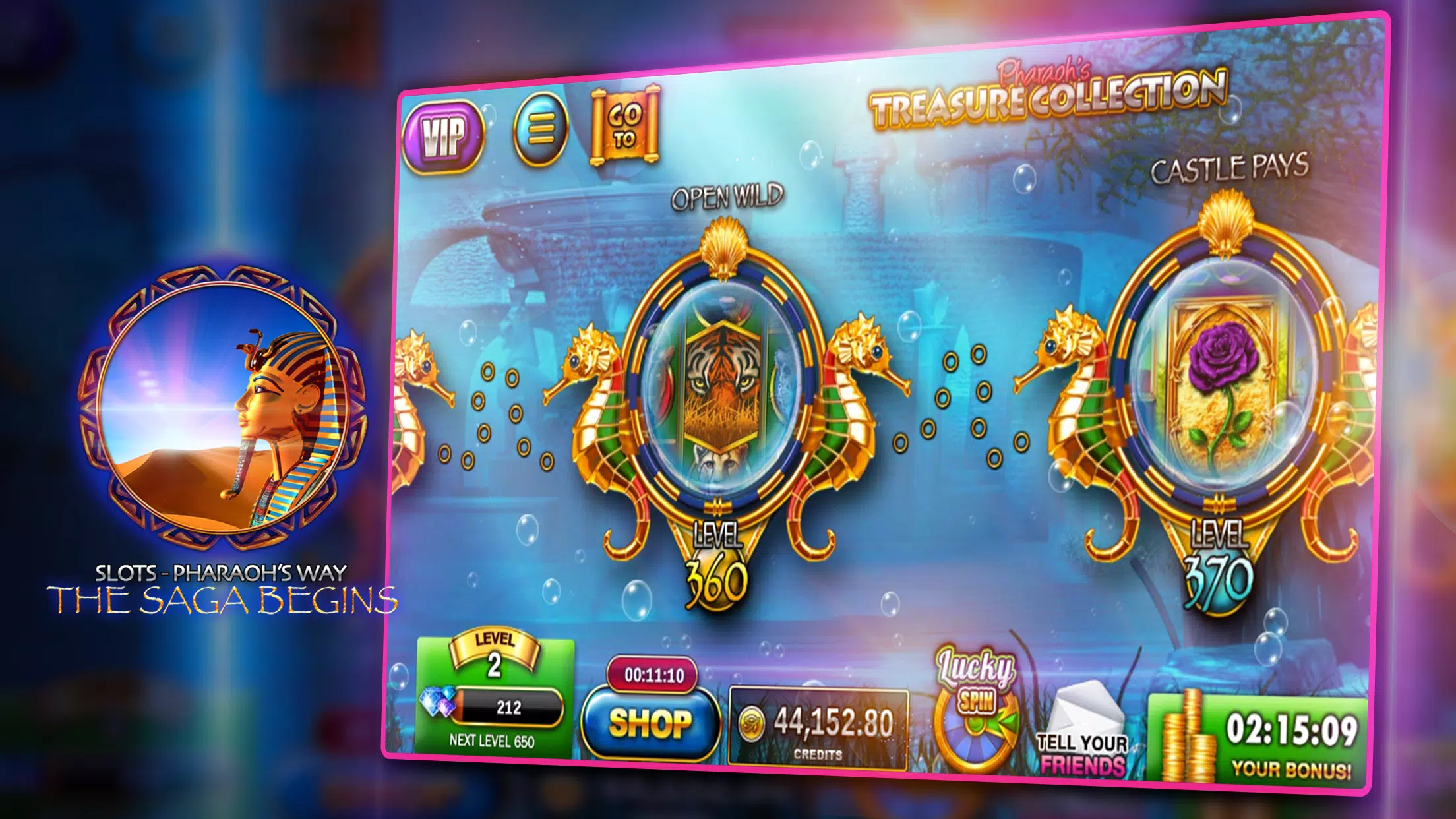 Schermata Slots - Pharaoh's Way Casino 1