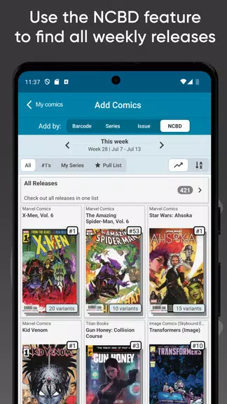 CLZ Comics - Comic-Datenbank Screenshot 2