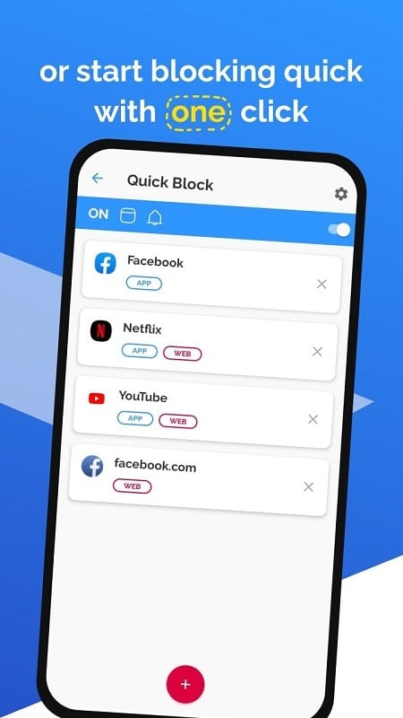 AppBlock - blocage d'applis Capture d'écran 2