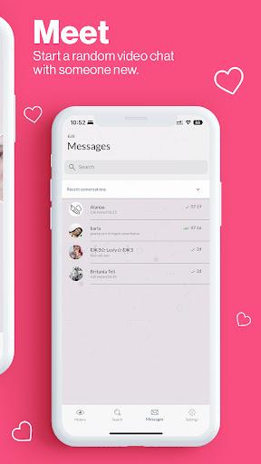 Flirtbees - Video Chat App Capture d'écran 3