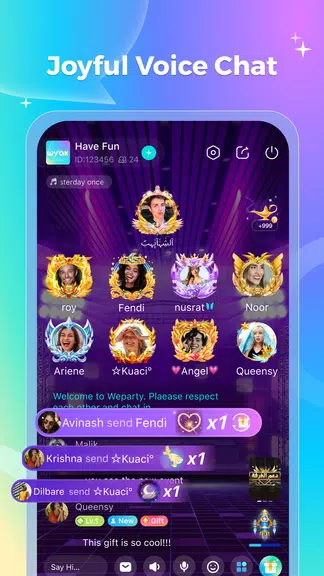 Wyak-Voice Chat&Meet Friends Capture d'écran 0
