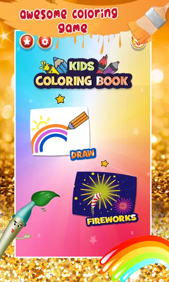 Kitchen Tools Coloring Book應用截圖第0張