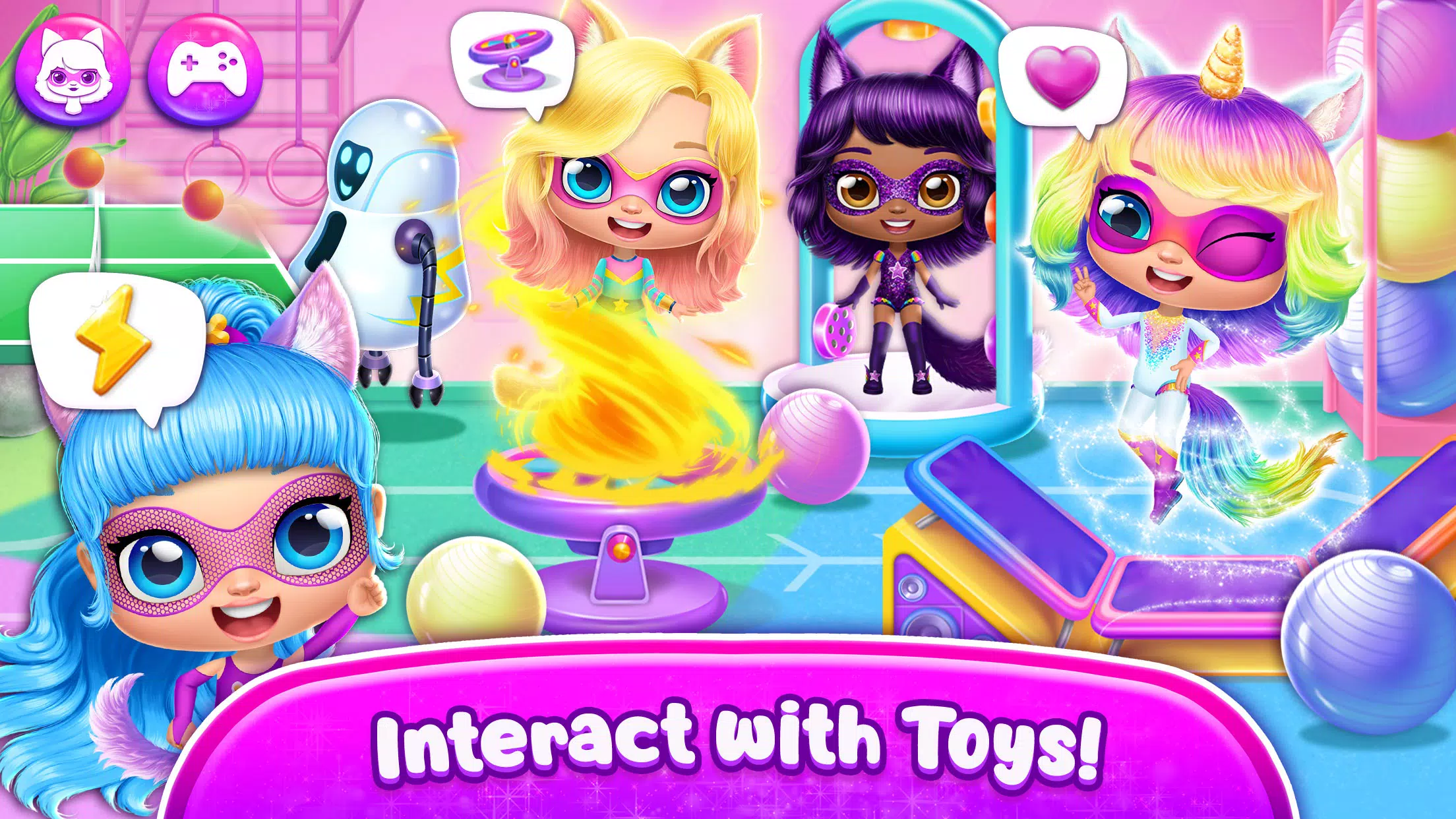 Power Girls - Fantastic Heroes Скриншот 3