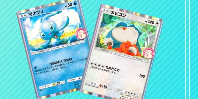Manaphy en Snorlax gemarkeerd in het nieuwste Wonder Pick -evenement van Pokémon TCG Pocket