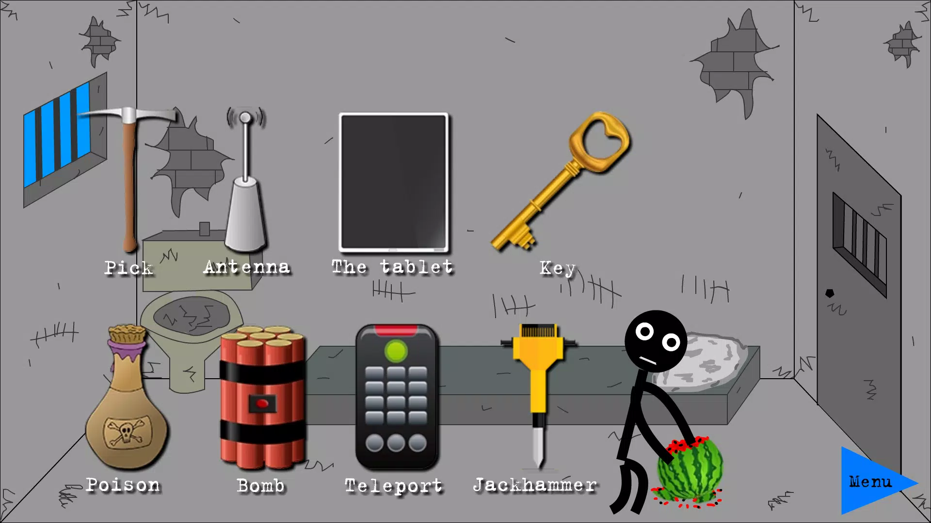 Stickman Jailbreak，Funny Escap ဖန်သားပြင်ဓာတ်ပုံ 0