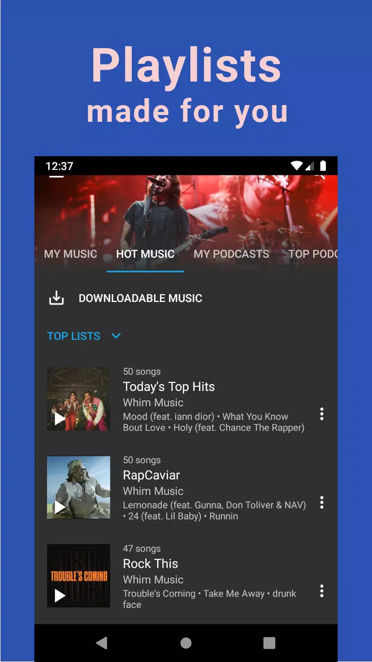 Unlimited MP3 Music Downloader ภาพหน้าจอ 3
