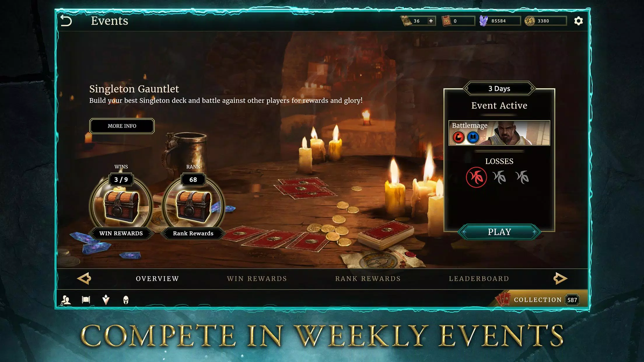 The Elder Scrolls: Legends Schermafbeelding 1