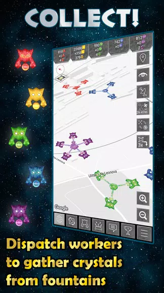 ColorPlanet Resources, GPS MMO Ekran Görüntüsü 1