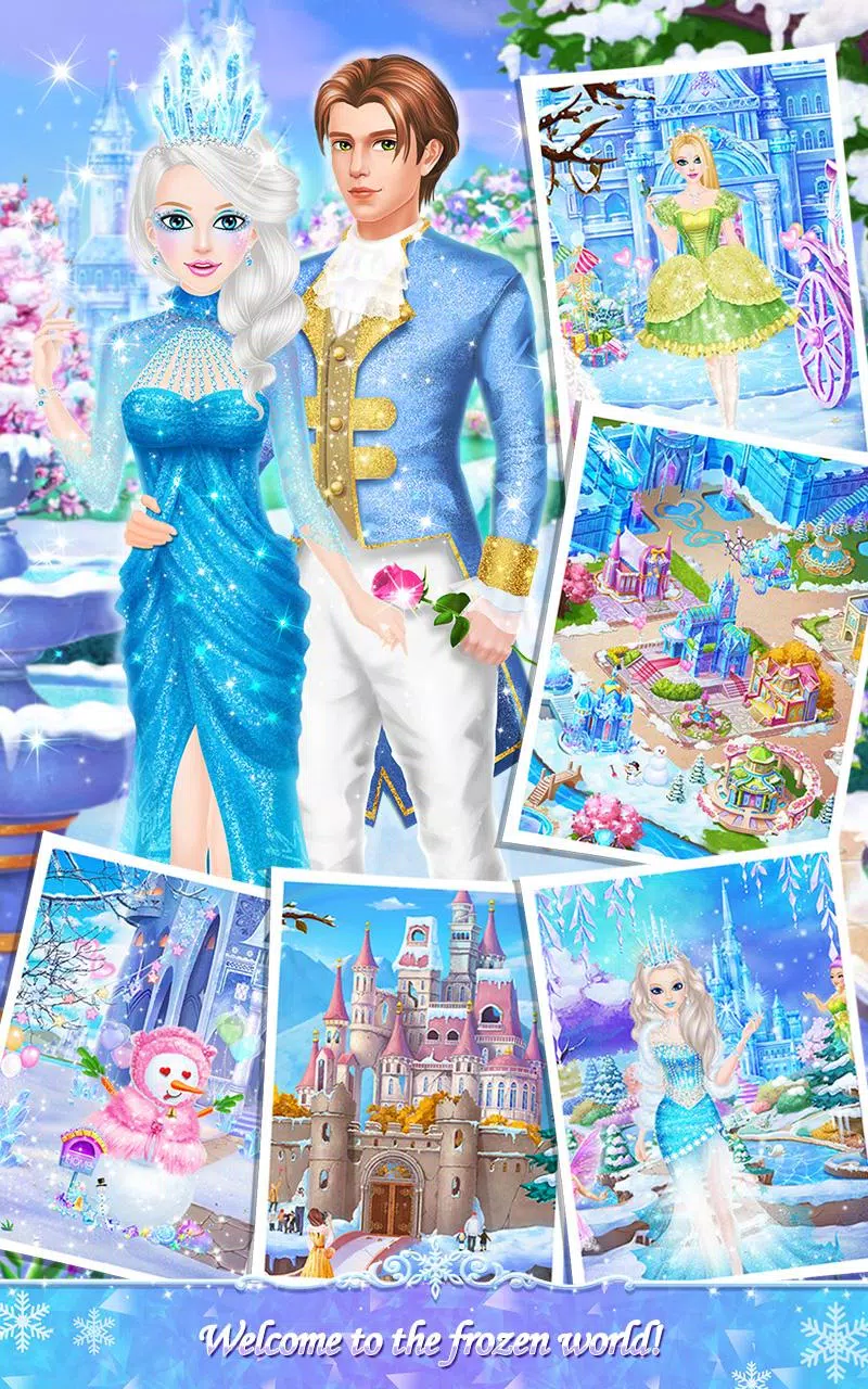 Princess Salon: Frozen Party Tangkapan skrin 1