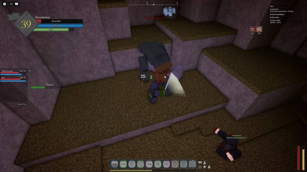 Group combat against the Hill Troll in Rune Slayer