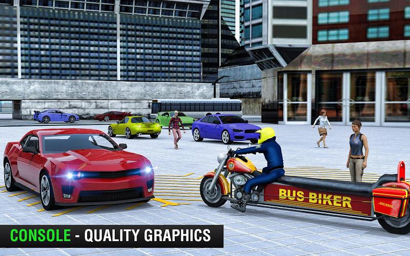 Bus Bike Taxi Bike Games應用截圖第0張