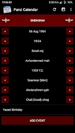 Parsi Calendar 스크린샷 1