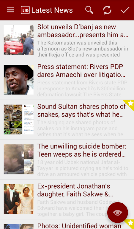 Linda Ikeji Blog Captura de tela 1