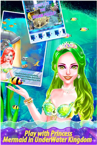 My Little Mermaid - Girls Game ဖန်သားပြင်ဓာတ်ပုံ 2