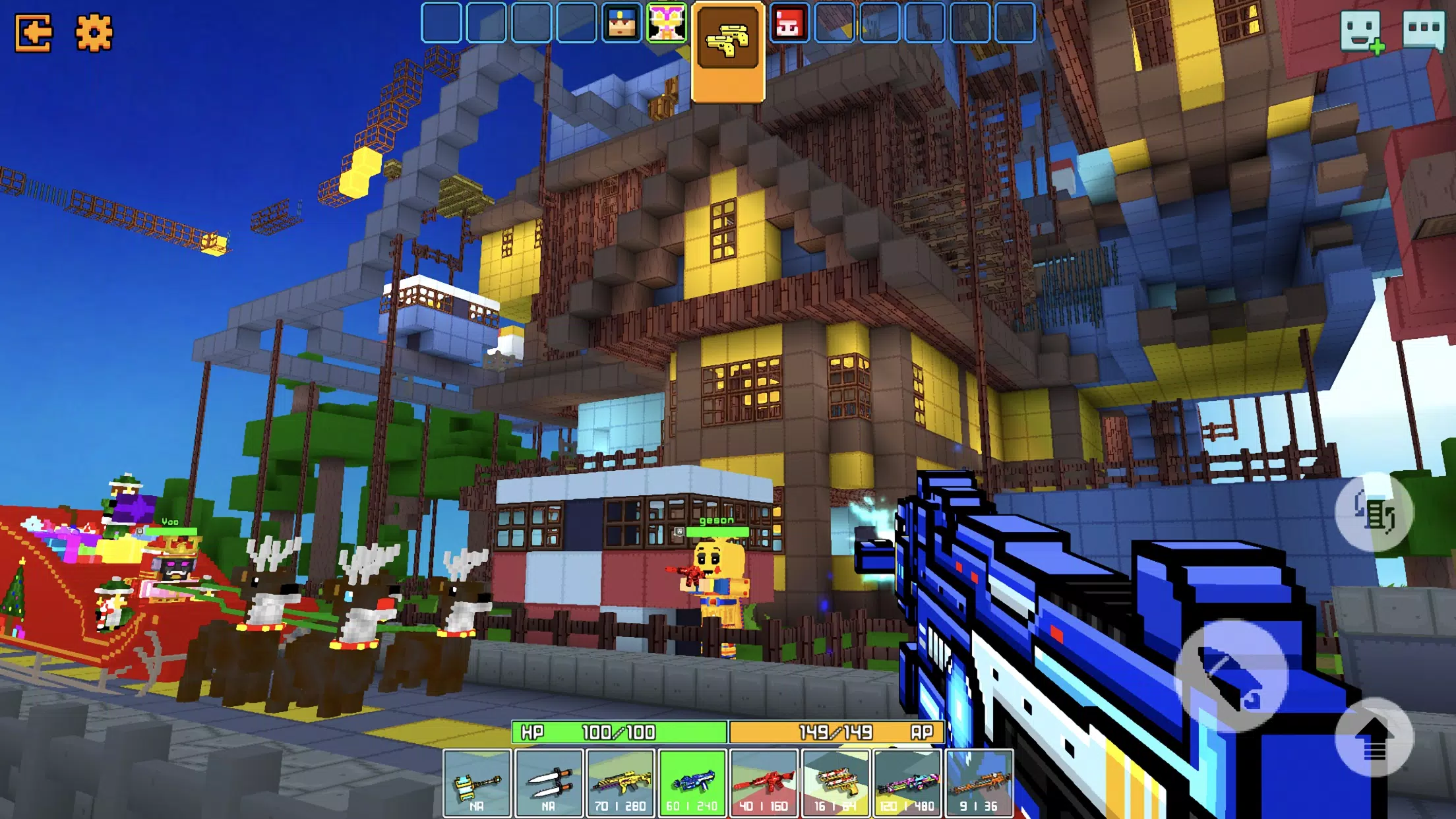 Cops N Robbers:Pixel Craft Gun Captura de pantalla 1