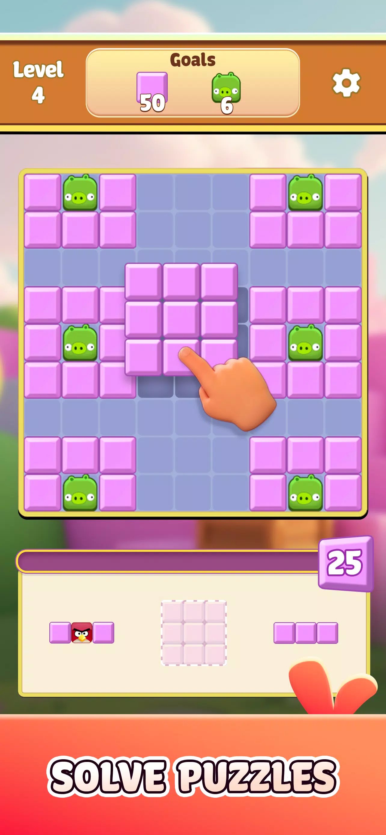 Angry Birds Block Quest ဖန်သားပြင်ဓာတ်ပုံ 0