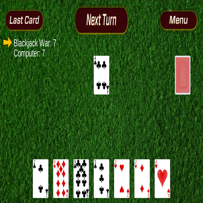 Blackjack War Tangkapan skrin 3