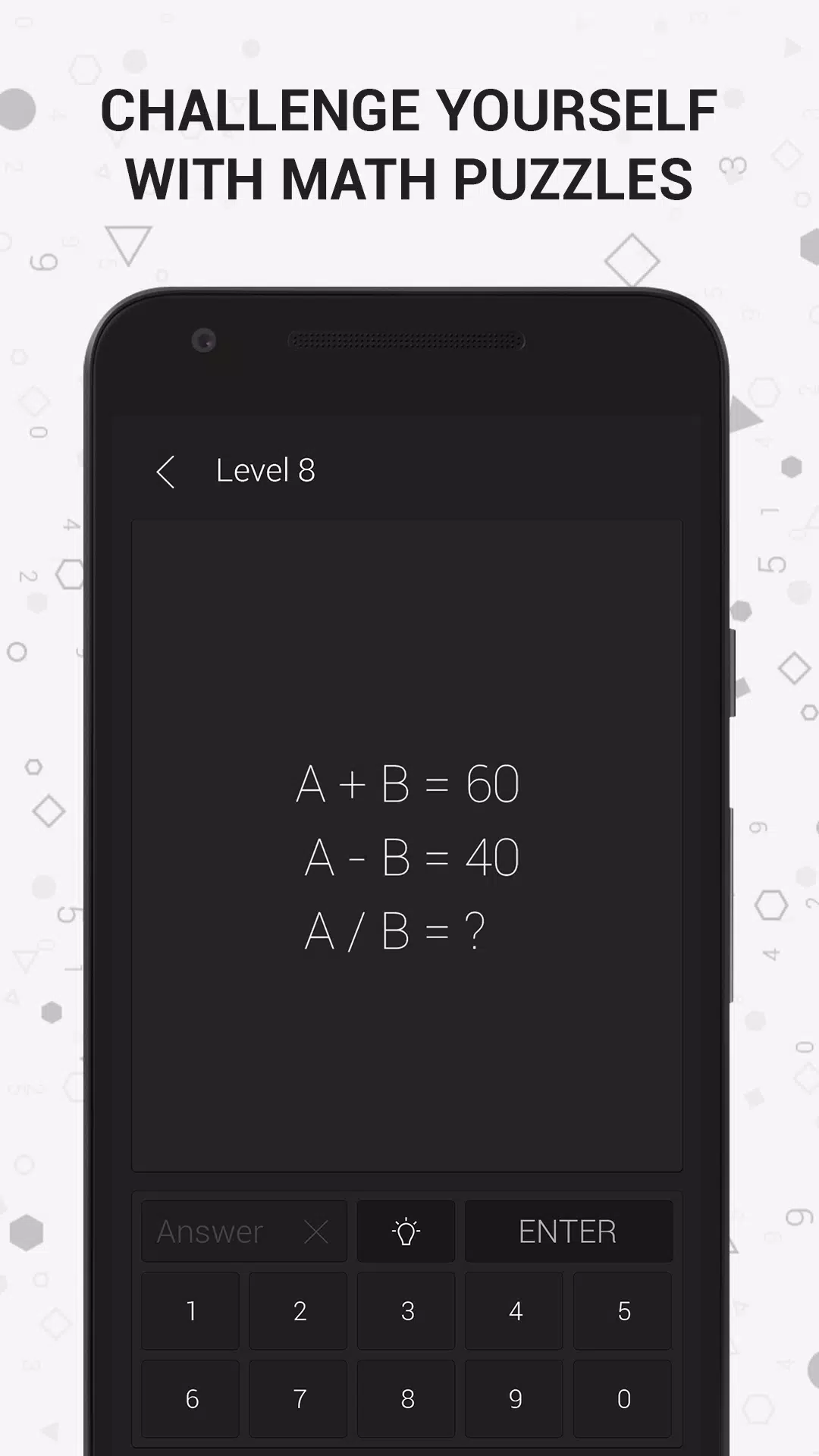 Math | Riddle and Puzzle Game スクリーンショット 0