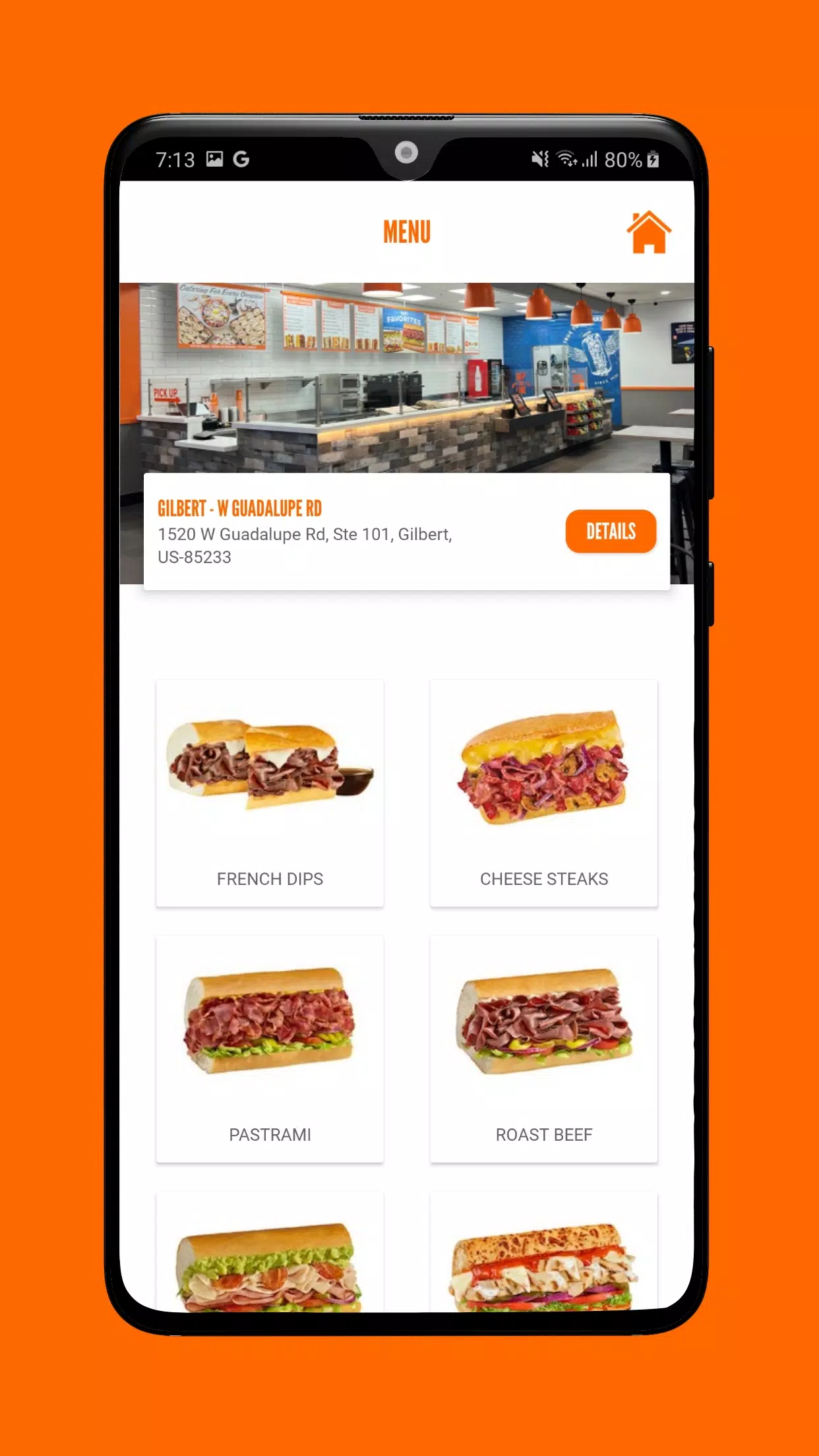 TOGO's Sandwiches Скриншот 3