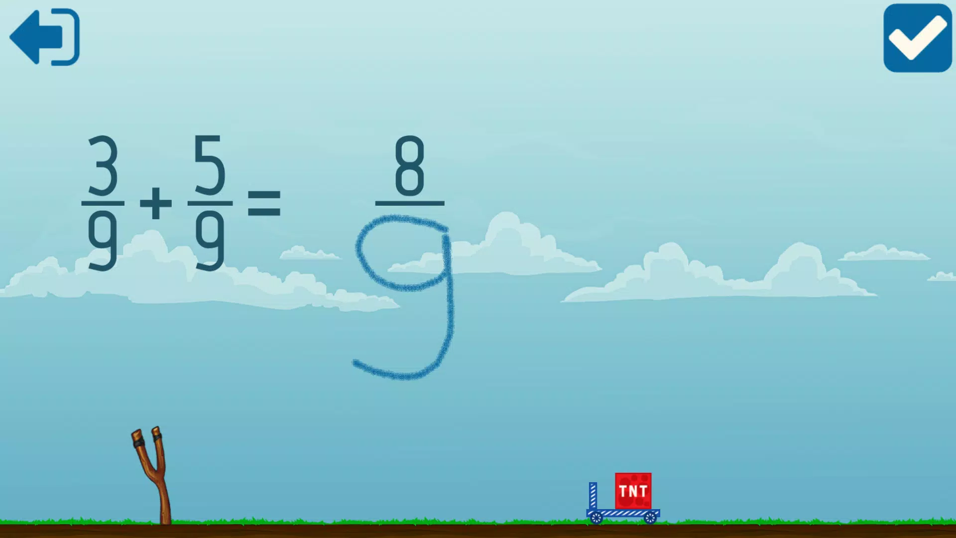 Adding Fractions Math Game Ekran Görüntüsü 3