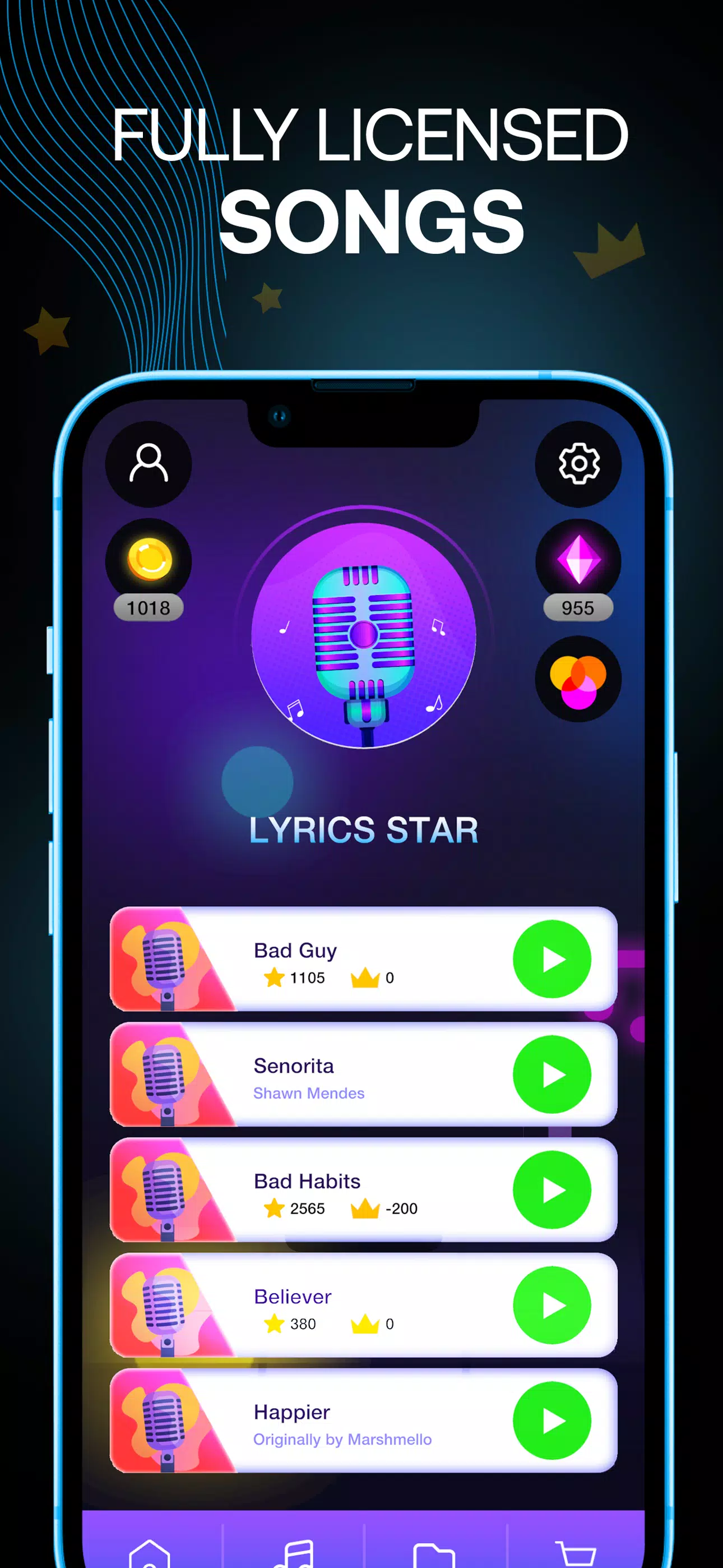 Lyrics Star・Song Lyrics Tiles應用截圖第3張