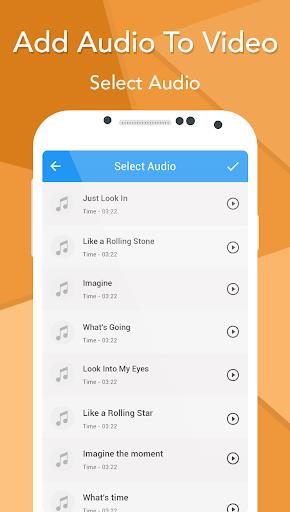 Add Audio To Video Captura de tela 3