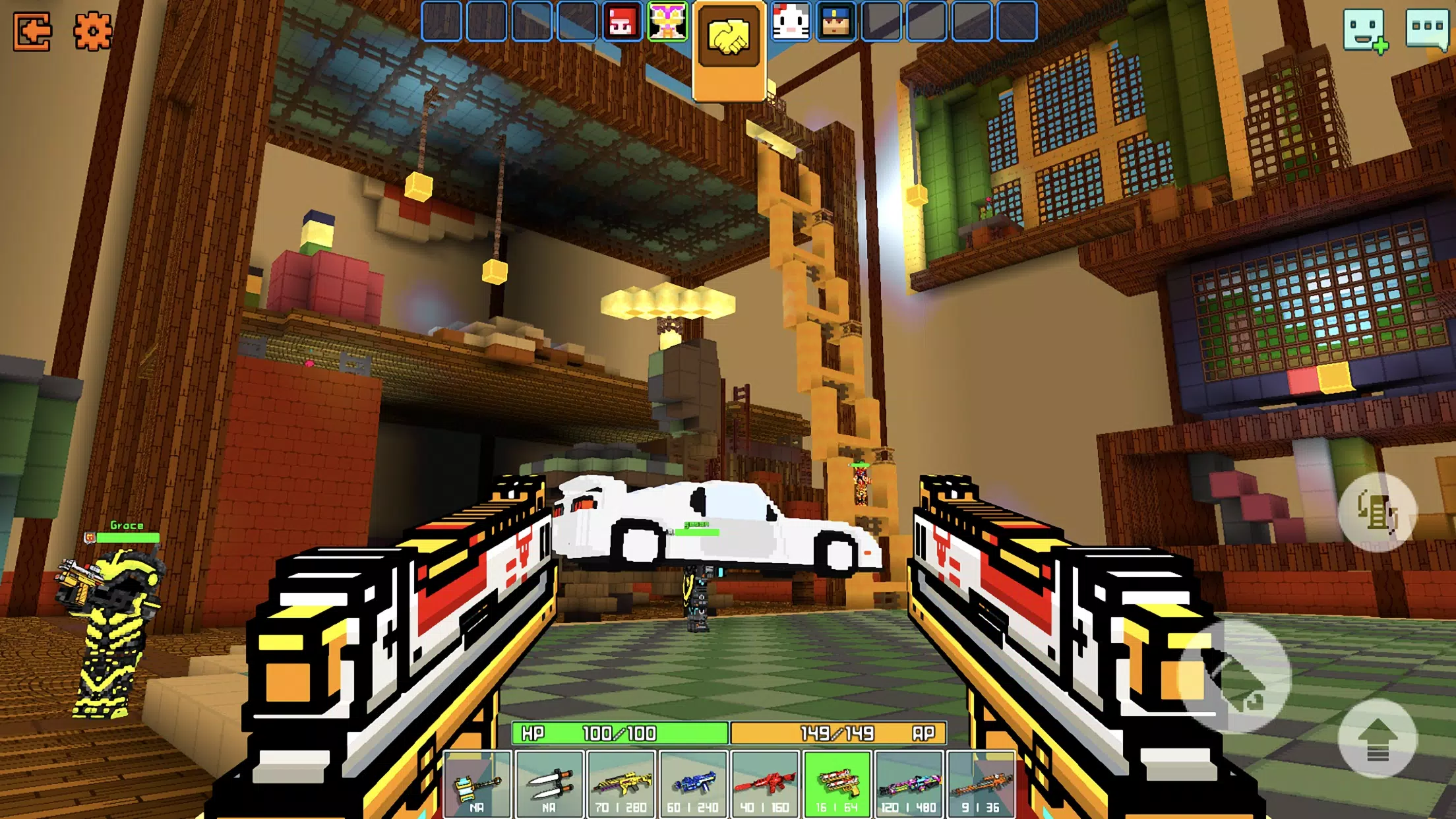 Cops N Robbers:Pixel Craft Gun Captura de pantalla 2