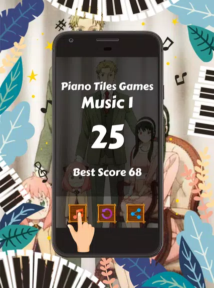 Piano Tiles Anime Spy X Family應用截圖第2張
