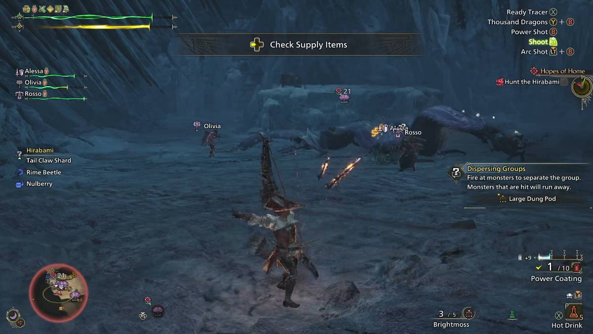 Monster Hunter Hirabami သူဌေးကတိုက်ပွဲများ