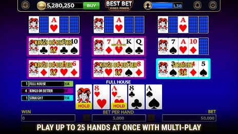 Best-Bet Video Poker ဖန်သားပြင်ဓာတ်ပုံ 2