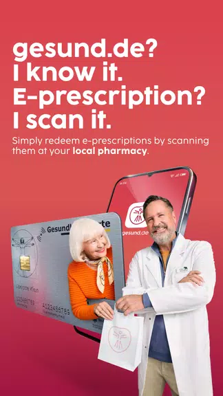 gesund.de - E-Prescription App Ekran Görüntüsü 0