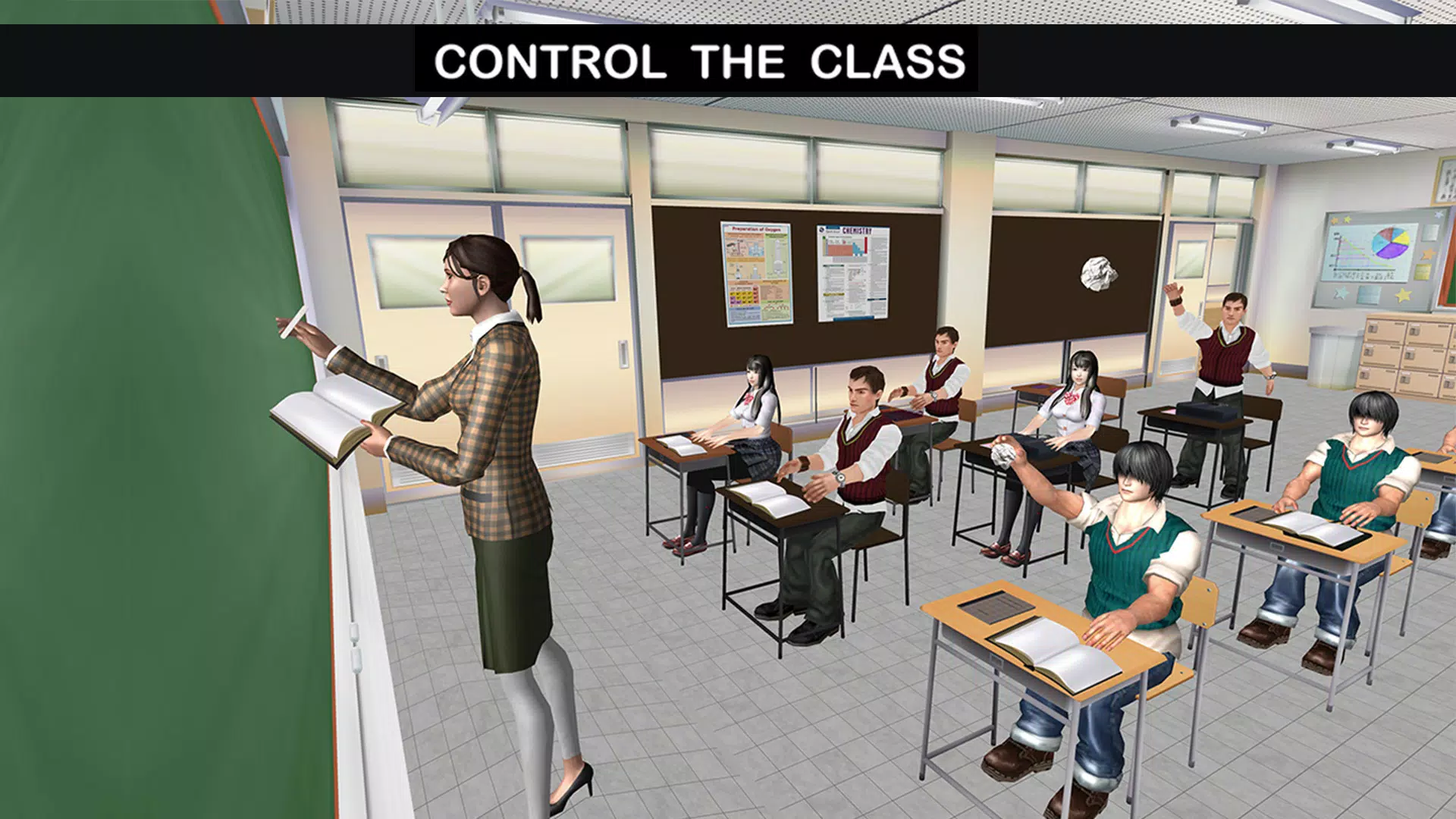 School Intelligent Teacher 3D Tangkapan skrin 3