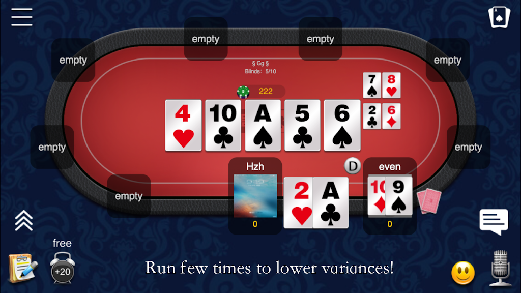 Home Game Poker Capture d'écran 0