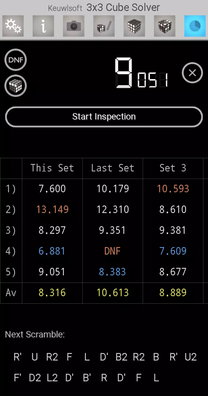 3x3 Cube Solver Screenshot 2