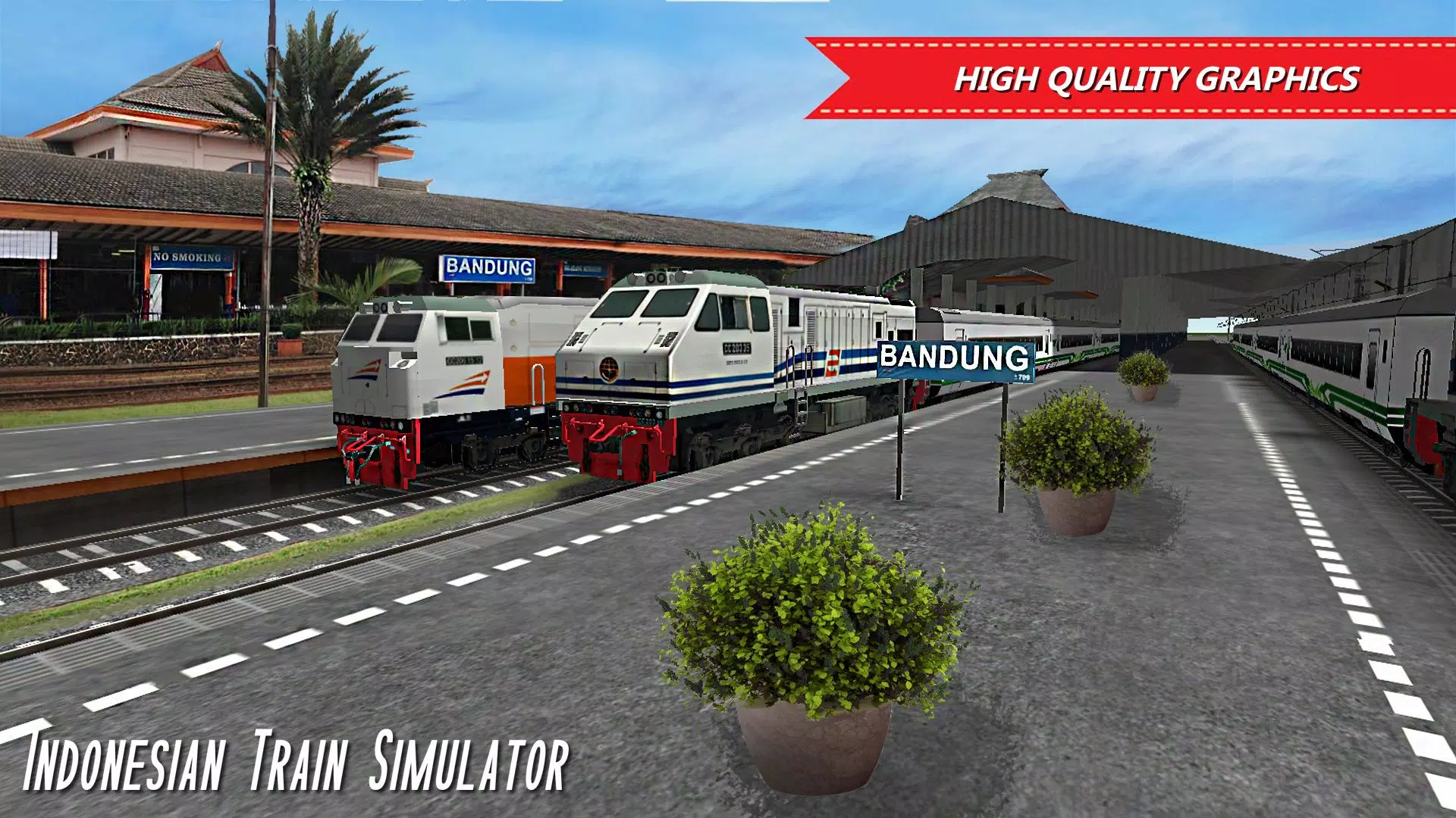 Indonesian Train Sim: Game Скриншот 1