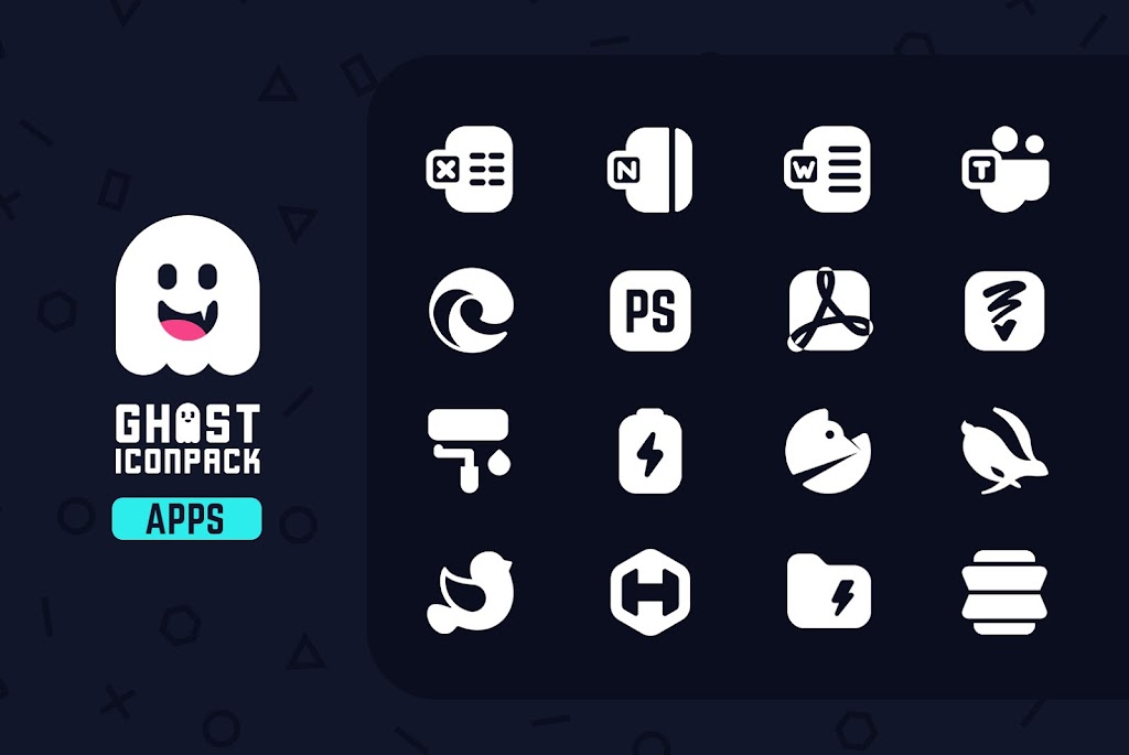 Ghost IconPack Скриншот 2