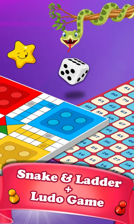 Snakes and Ladders Dice Game 스크린샷 2