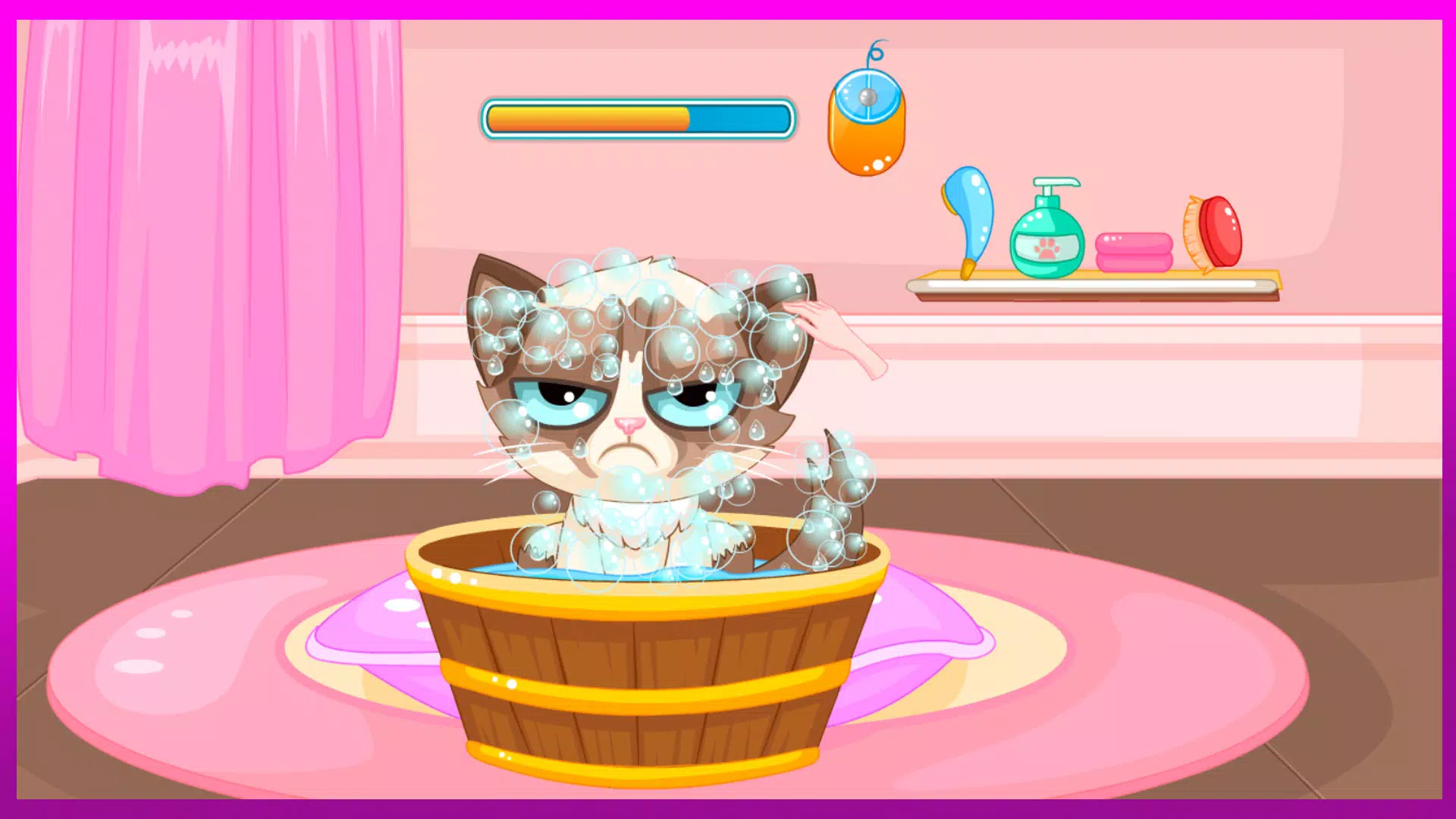 Sleepy Kitty Grooming Captura de tela 3