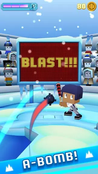 Blocky Baseball Скриншот 1