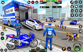 Schermata Police Cargo Transport Games 2
