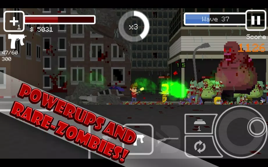 Undead Pixels: Zombie Invasion Captura de tela 2