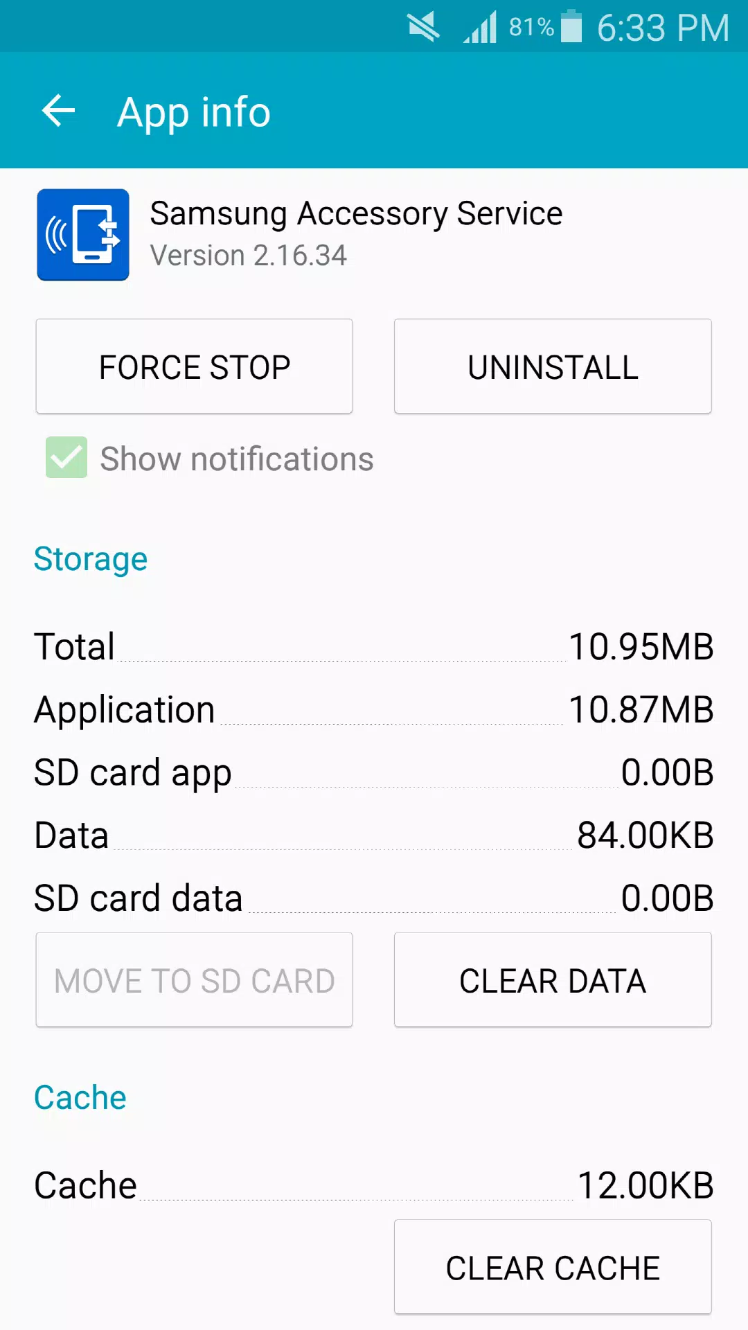 Samsung Accessory Service Screenshot 0