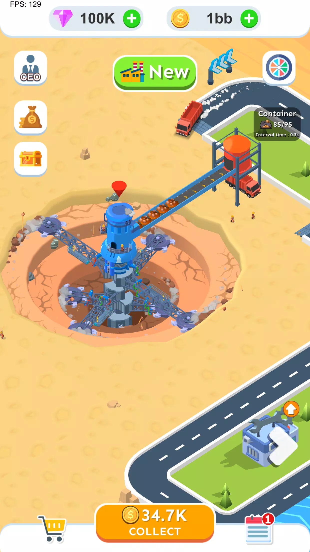 Spiral Excavator Empire スクリーンショット 2